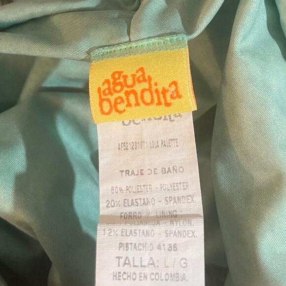 Agua Bendita Pistachio Bikini Set Size Large - Picture 6 of 6